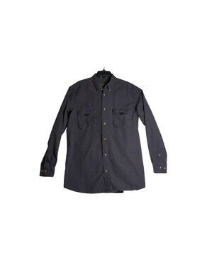 Redhead L/S Black Button Down Ripstop Outdoor Tactical Shirt Mens Large Tall